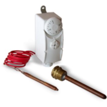   BRH W15 (WPR-90GC) kapillárcsöves, merülőhüvelyes cső-/bojlertermosztát